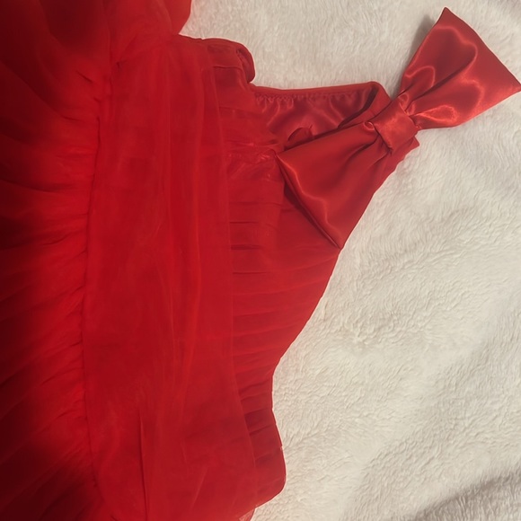Red ruffle dress - Picture 2 of 5